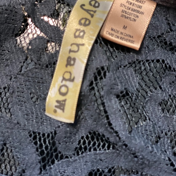 Navy Lace Top by Eyeshadow, Size M - Picture 4 of 4